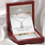 I Love You Mom I Really Do Alluring Beauty Necklace