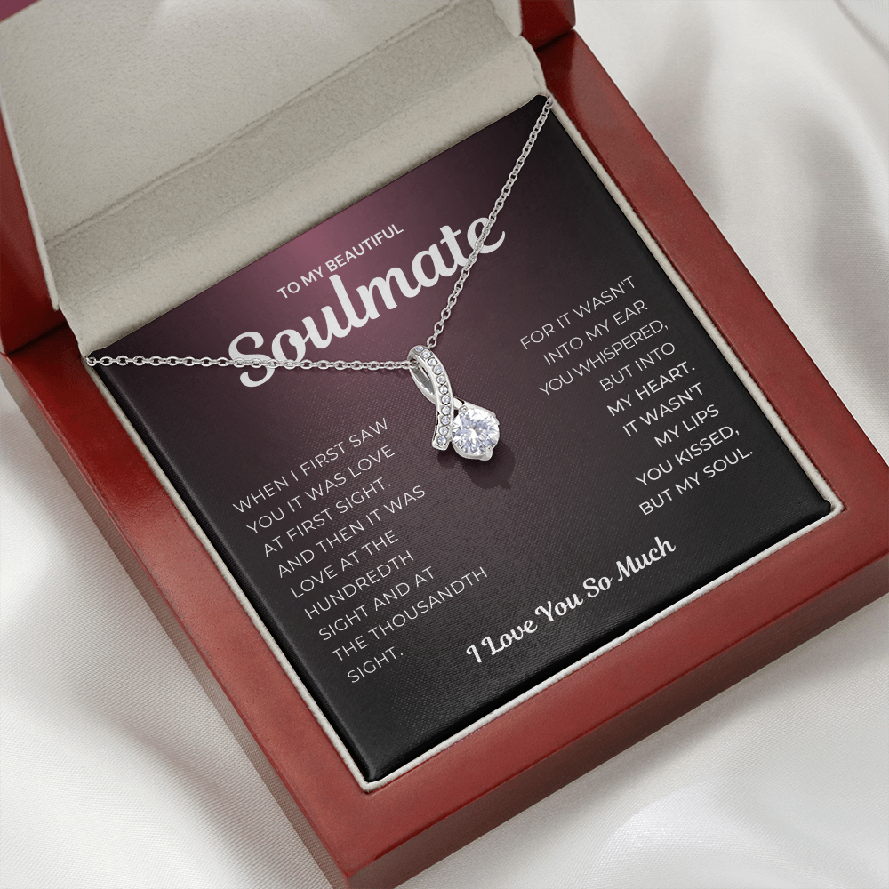 Alluring Beauty Necklace- Love at First Sight Kissed My Soul Necklace Limited Edition -Grab Yours Now! Gift For Wife