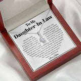 To My Daughter-In-Law- I Will Forever Love You - Alluring Necklace
