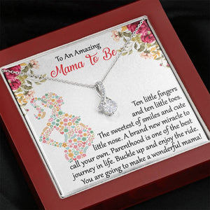 To An Amazing Mama To Be - Ten Little Fingers And Ten little Toes - Alluring Necklace, Alluring Beauty Necklace