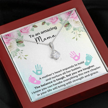 To An Amazing Mana - A Mother's Heart Expands To Hold And Nurture - Alluring Necklace, Alluring Beauty Necklace