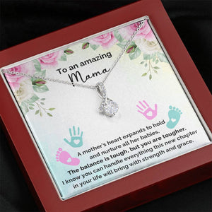 To An Amazing Mana - A Mother's Heart Expands To Hold And Nurture - Alluring Necklace, Alluring Beauty Necklace