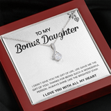 To My Bonus Daughter | Gift Of Life | Alluring Beauty Necklace