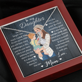 Daughter Gift from Mom | Laugh Love Live | Alluring Beauty Necklace