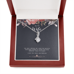 Special Gift From Heavens - Gift For Wife Alluring Necklace