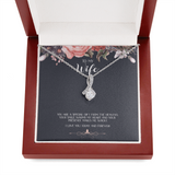 Special Gift From Heavens - Gift For Wife Alluring Necklace