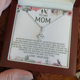 To My Mom | Present In My Heart |  Alluring Beauty Necklace