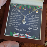 To My Daughter | Merry Christmas |  Alluring Beauty Necklace