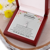 To Our Amazing Granddaughter On Her Graduation - Necklace for Granddaughter, Alluring Beauty Necklace