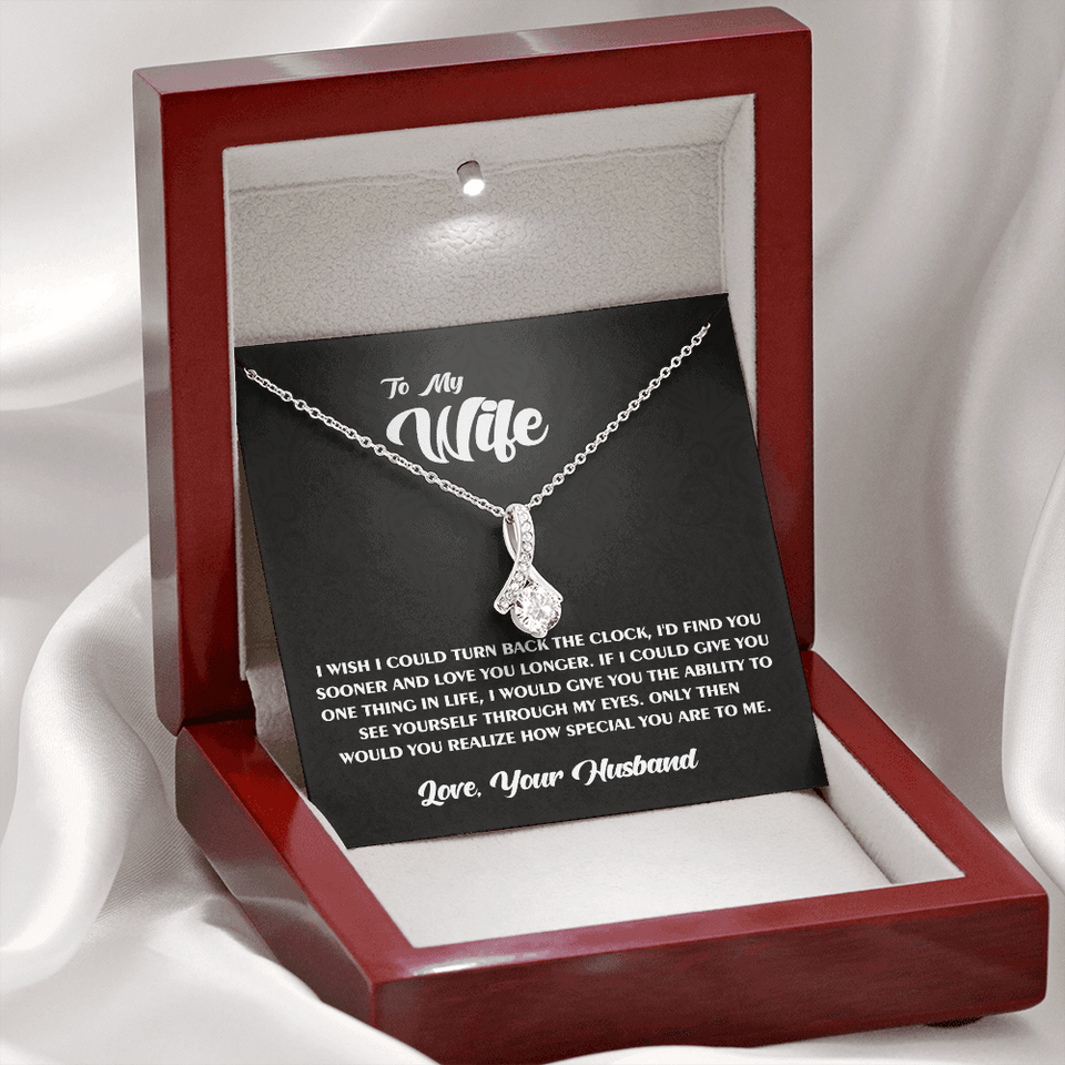 To My Wife Alluring Beauty Necklace Beautiful Necklace For Wife You Are Special To Me Anniversary Wedding Gift for Wife
