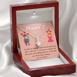 To My Player 2 Alluring Necklace Gift for Gamer Couple Gift for Girlfriend