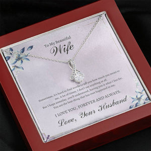To My Beautiful Wife - Anniversary - Alluring Love Pendant