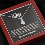 To My Wife Alluring Beauty Necklace Beautiful Necklace For Wife You Are Special To Me Anniversary Wedding Gift for Wife