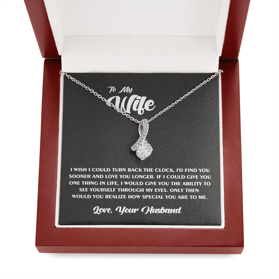 To My Wife Alluring Beauty Necklace Beautiful Necklace For Wife You Are Special To Me Anniversary Wedding Gift for Wife