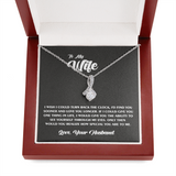 To My Wife Alluring Beauty Necklace Beautiful Necklace For Wife You Are Special To Me Anniversary Wedding Gift for Wife