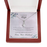 To My Beautiful Wife - Anniversary - Alluring Love Pendant