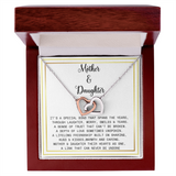 Interlocking Hearts Necklace- Mother Daughter gift