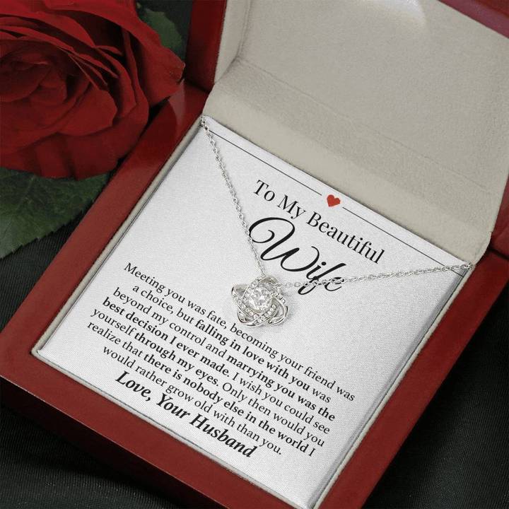 Wife Necklace Grow Old Together Forever Love Necklace