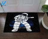 Astronaut Playing Guitar Doormat Welcome Mat House Warming Gift Home Decor Funny Doormat Gift Idea