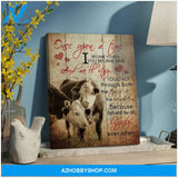 Au Once Upon A Time Cow Wall Art Canvas, Wall Decor Visual Art