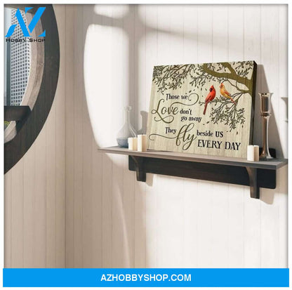 Au Those We Love Cardinal Wall Art Canvas, Wall Decor Visual Art