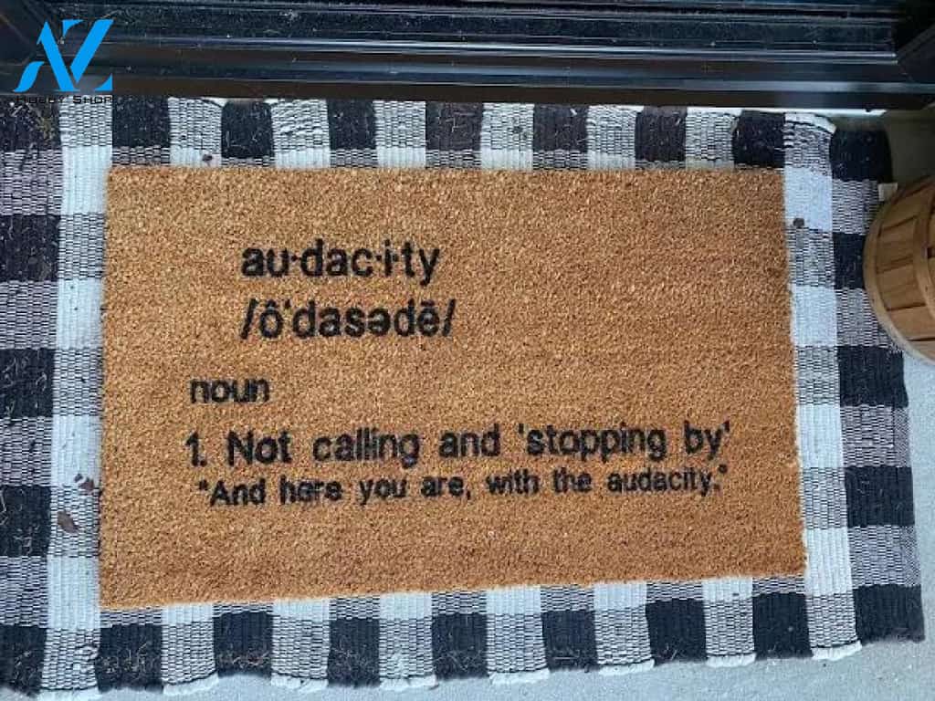 Audacity door mat