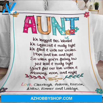Aunt Blanket Christmas Aunt Blanket, Aunt Christmas Gift