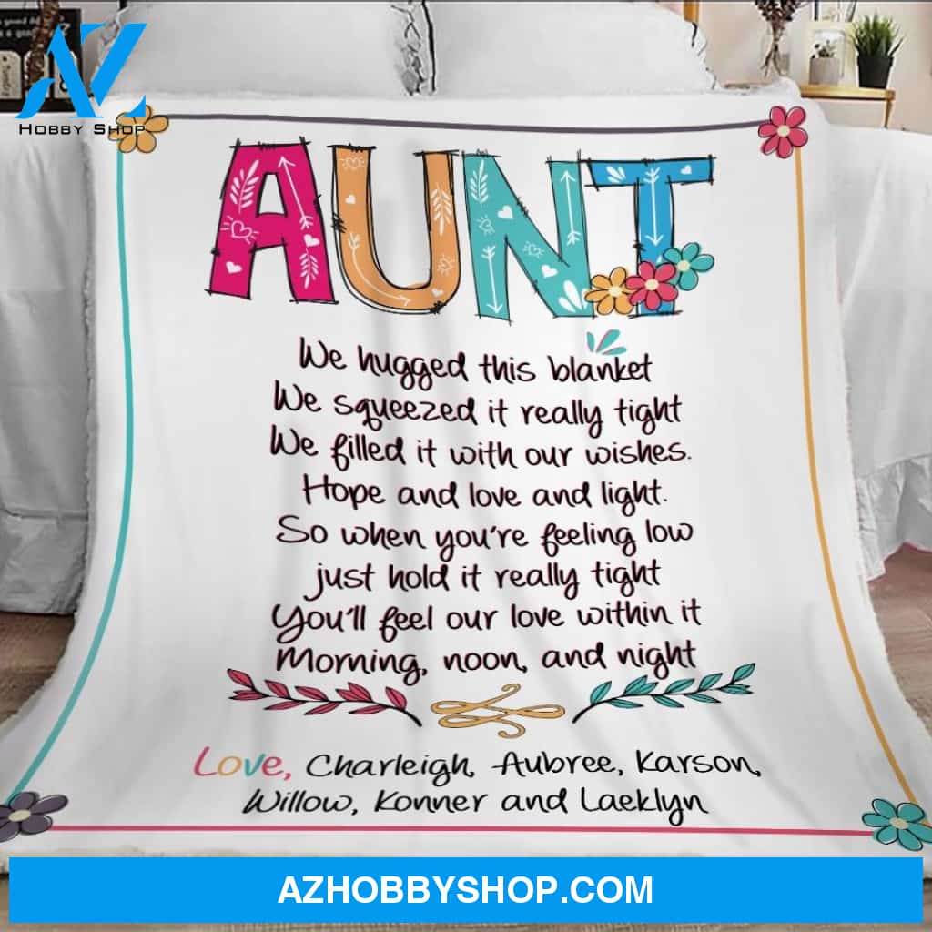 Aunt Blanket Christmas Aunt Blanket, Aunt Christmas Gift