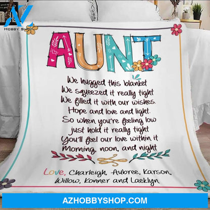 Aunt Blanket Christmas Aunt Blanket, Aunt Christmas Gift