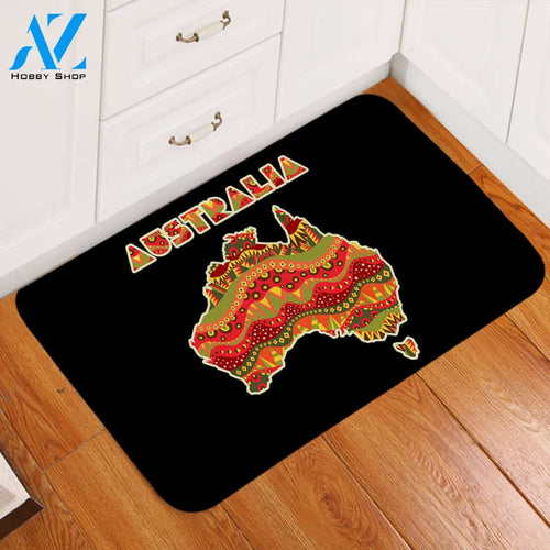 Australia Map Door Mat