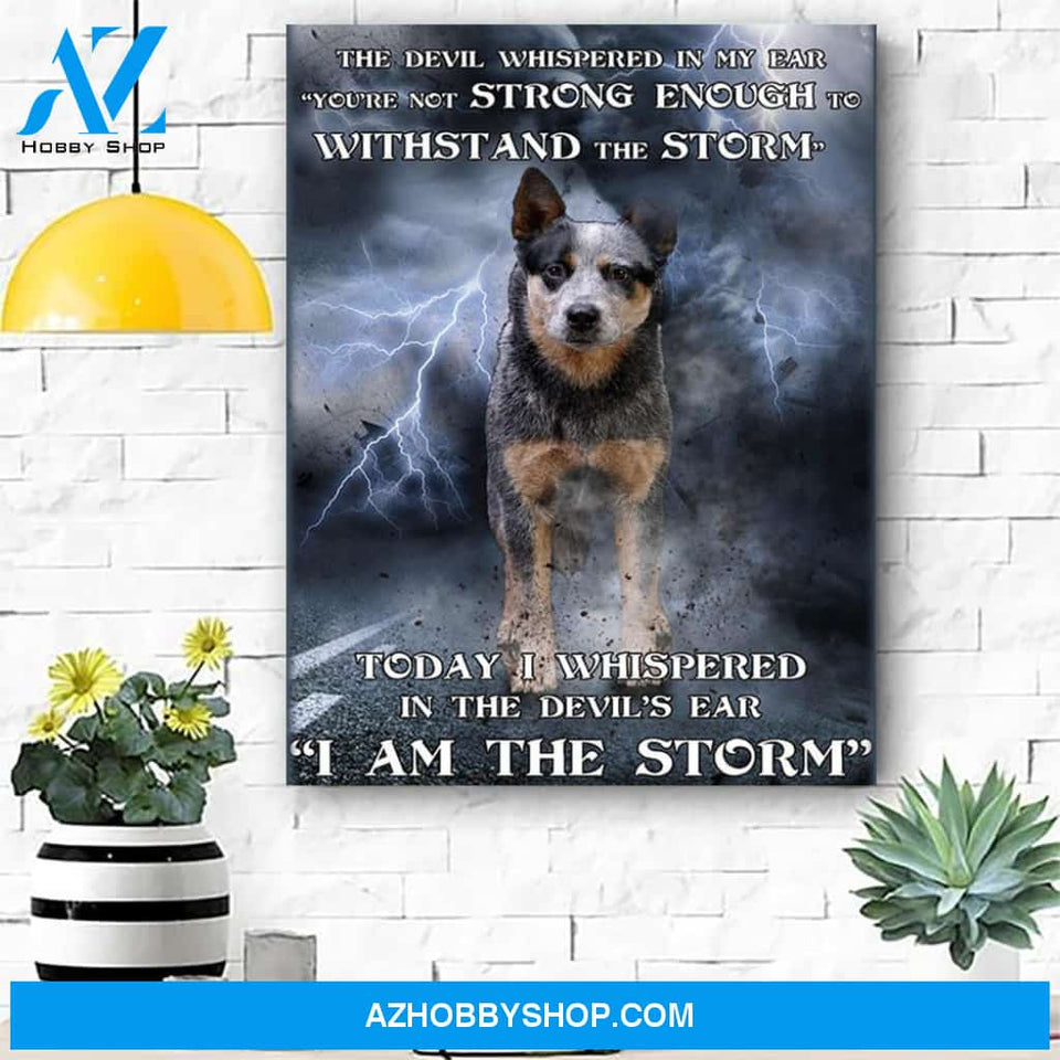 Australian Cattle Dog Canvas Prints Wall Art - Matte Canvas