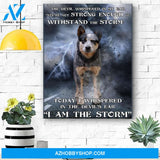 Australian Cattle Dog Canvas Prints Wall Art - Matte Canvas