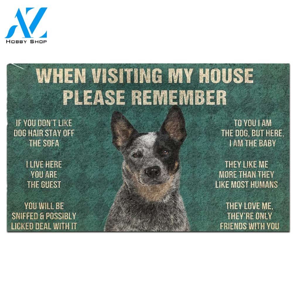 Australian Cattle's Rules Doormat