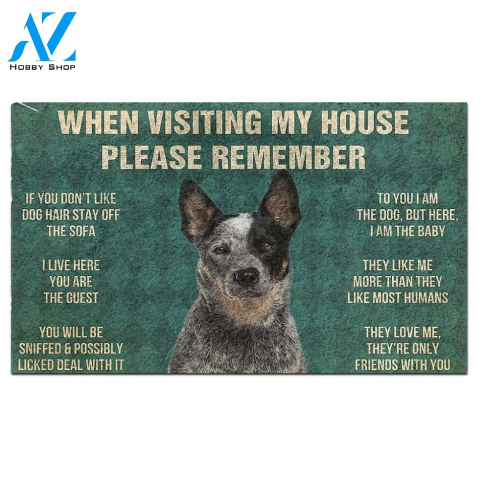 Australian Cattle's Rules Doormat