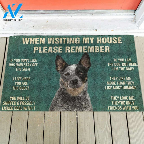 Australian Cattle's Rules Doormat
