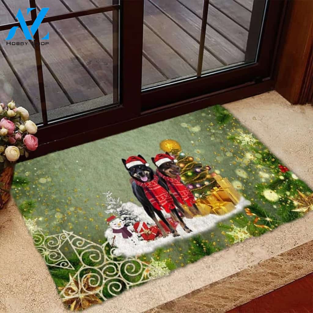 Australian Kelpie Merry Christmas Doormat