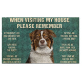 Australian Shepherd's Rules Doormat