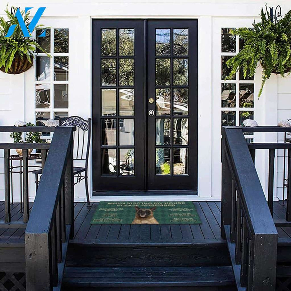 Australian Shepherd's Rules Doormat