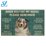 Australian Shepherd's Rules Doormat