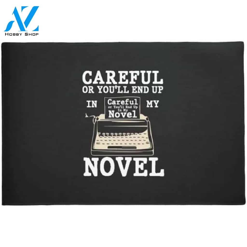 Author Writer Literature Doormat Welcome Mat House Warming Gift Home Decor Funny Doormat Gift Idea