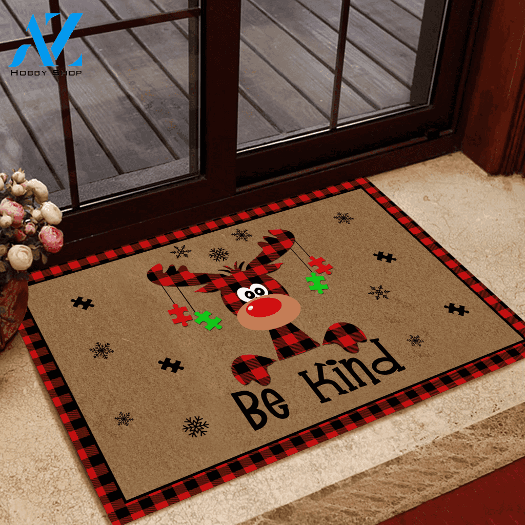Autism Doormat Be Kind Autism Awareness | Welcome Mat | House Warming Gift