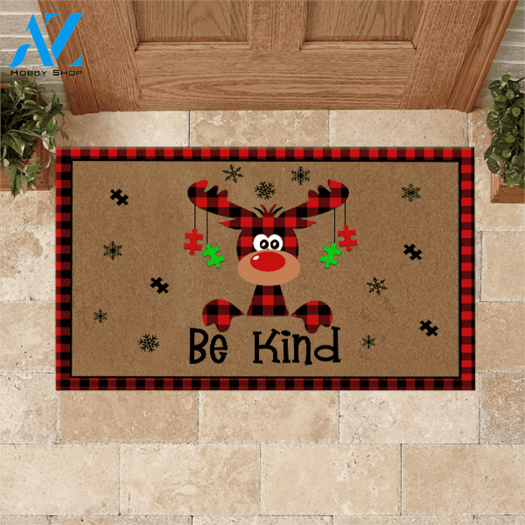 Autism Doormat Be Kind Autism Awareness | Welcome Mat | House Warming Gift
