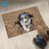 Autralian Shepherd Doormat Cute Indoor And Outdoor Doormat Warm House Gift Welcome Mat Gift For Autralian Shepherd Lovers