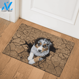 Autralian Shepherd Doormat Cute Indoor And Outdoor Doormat Warm House Gift Welcome Mat Gift For Autralian Shepherd Lovers