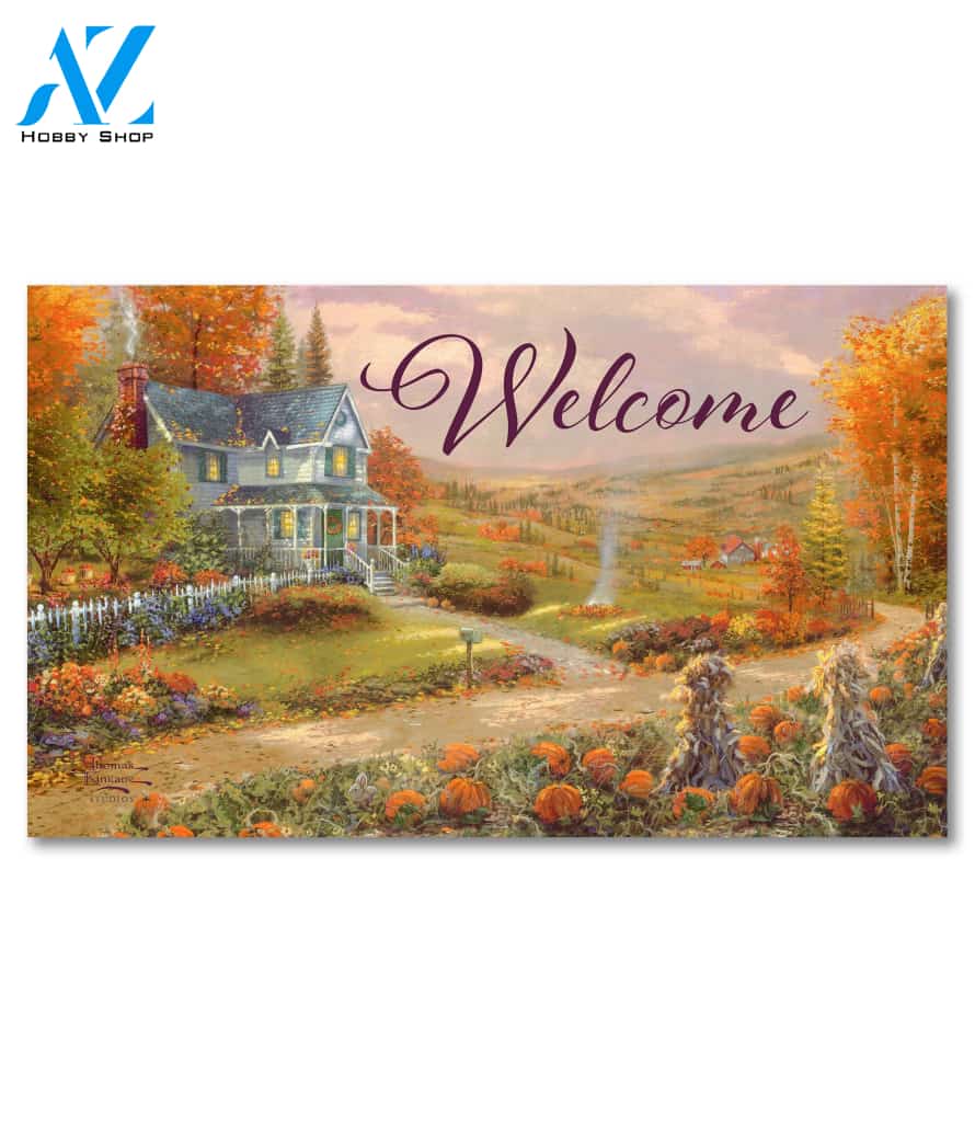 Autumn at Apple Hill I Doormat - 18" x 30"