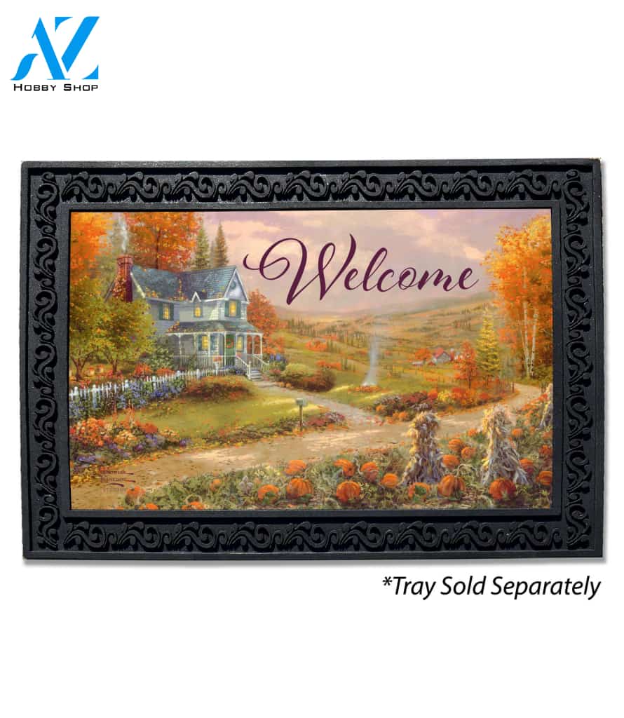 Autumn at Apple Hill I Doormat - 18" x 30"
