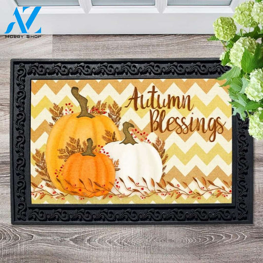 Autumn Blessings Doormat - 18" x 30"