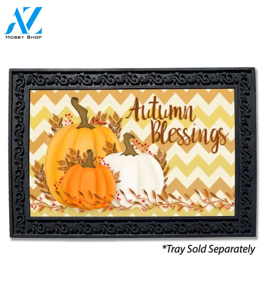 Autumn Blessings Doormat - 18" x 30"