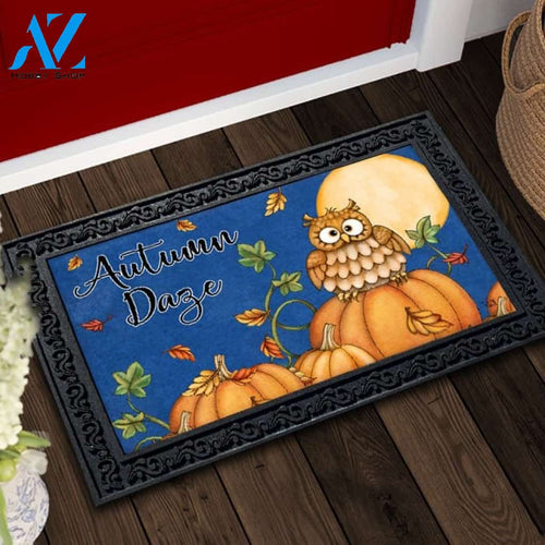 Autumn Daze Owl Doormat - 18" x 30"