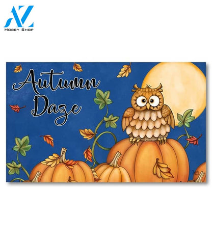 Autumn Daze Owl Doormat - 18" x 30"